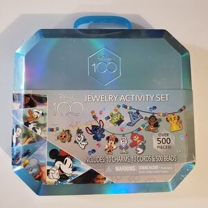 Disney Jewelry Activity Set - Blue Iridescent Metal Case